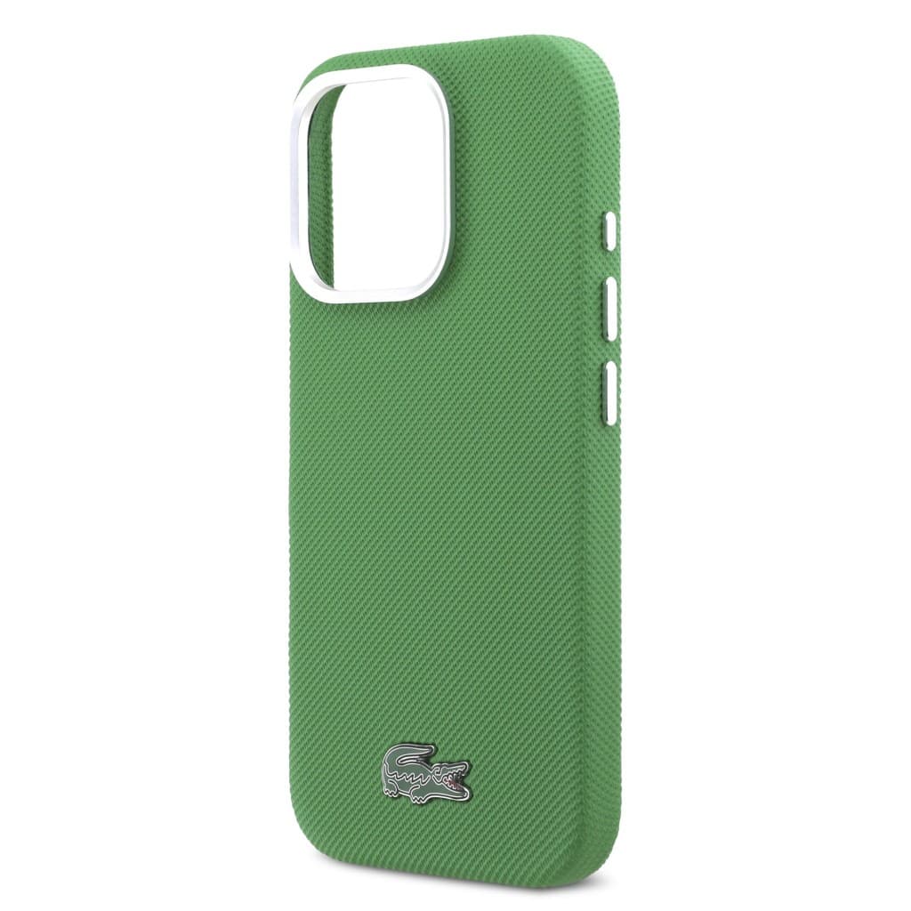 Zadní kryt Lacoste PVC Iconic Petit Pique Metal Logo MagSafe pro iPhone 16 Pro Estragon Green - náhled 5