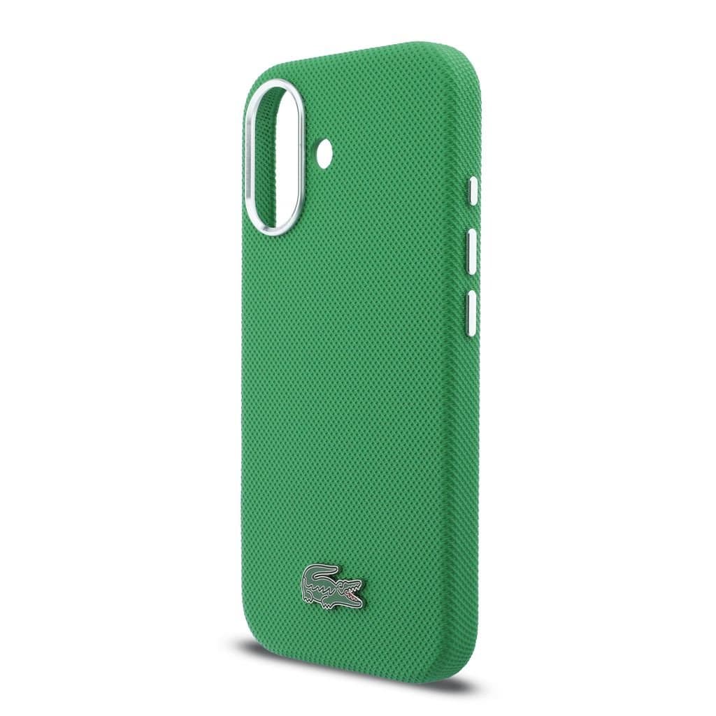 Zadní kryt Lacoste PVC Iconic Petit Pique Metal Logo MagSafe pro iPhone 16 Estragon Green - náhled 5