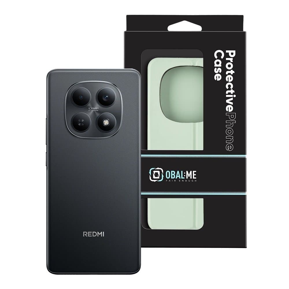 Pouzdro OBAL:ME SmoothTouch pro Xiaomi Redmi Note 15 4G/5G / Poco M8 5G, mentolově zelené - náhled 5
