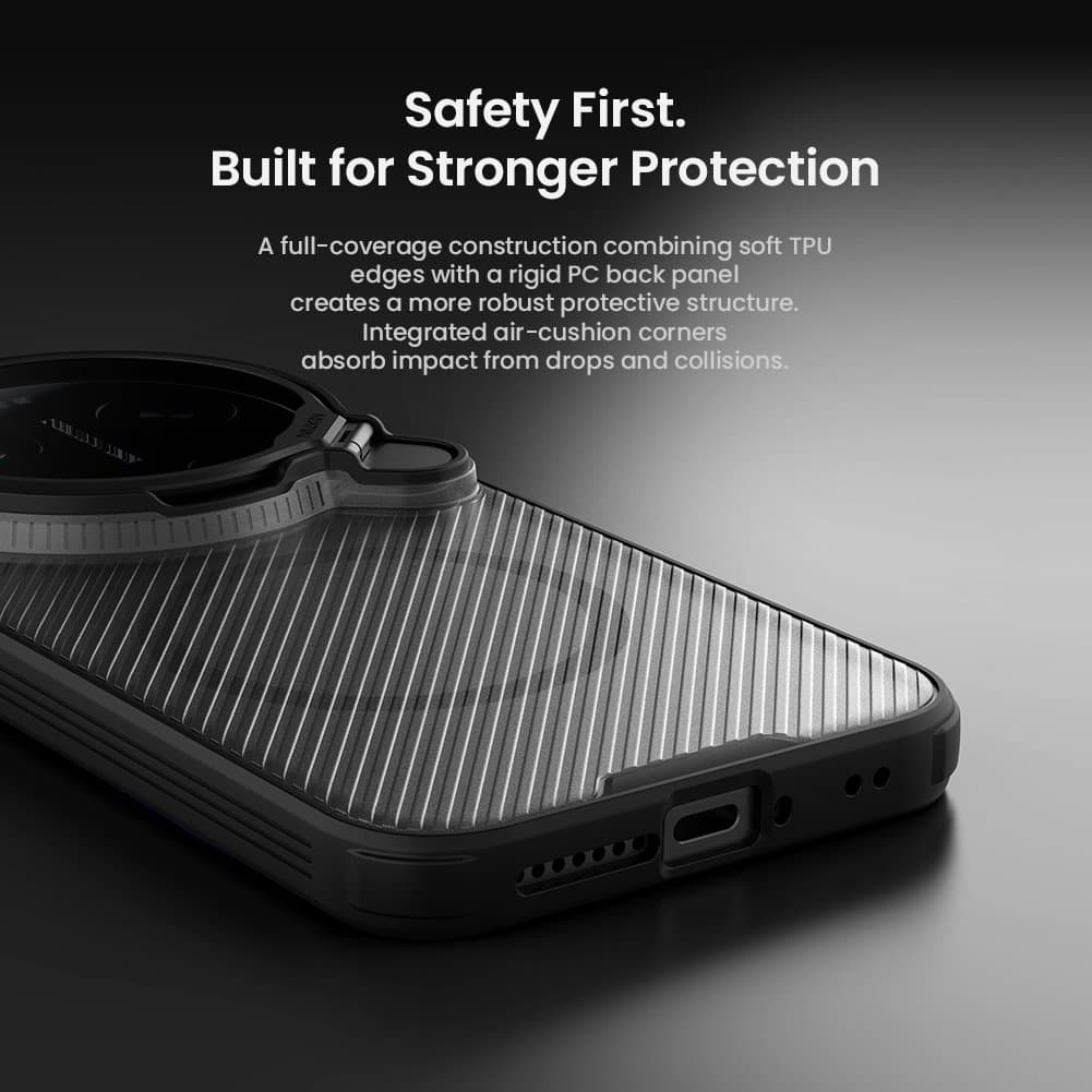 Kryt Nillkin CamShield Prop Magnetic (Transparent Lens) pro Xiaomi 17 Ultra průhledně černý - náhled 5