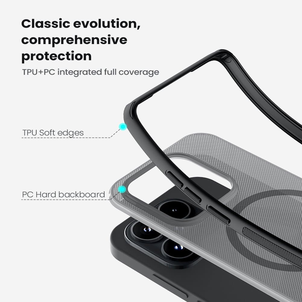 Zadní kryt Nillkin Super Frosted PRO Magnetic pro Xiaomi 17 průhledně černý - náhled 5