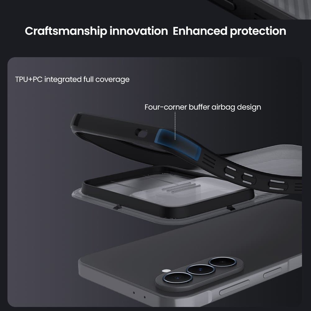 Zadní kryt Nillkin CamShield PRO pro Samsung Galaxy A37 průhledně černý - náhled 5