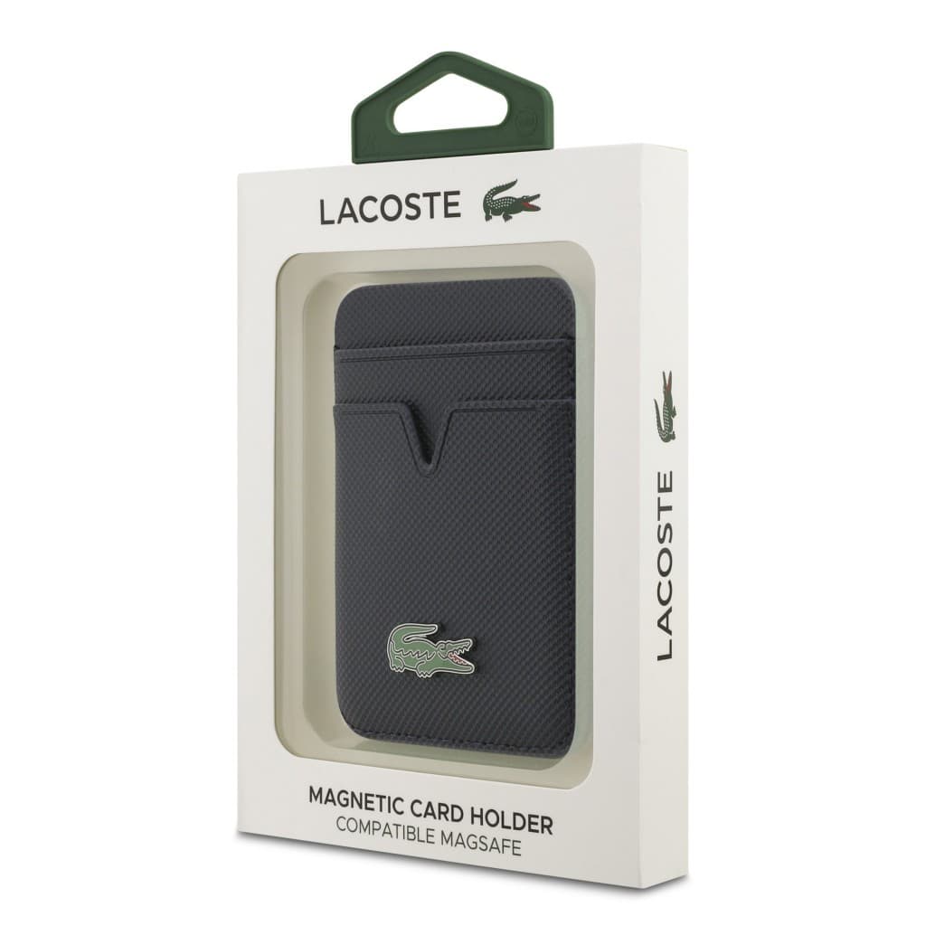 Peněženka Lacoste PU Iconic Petit Pique MagSafe tmavě modrá - náhled 5