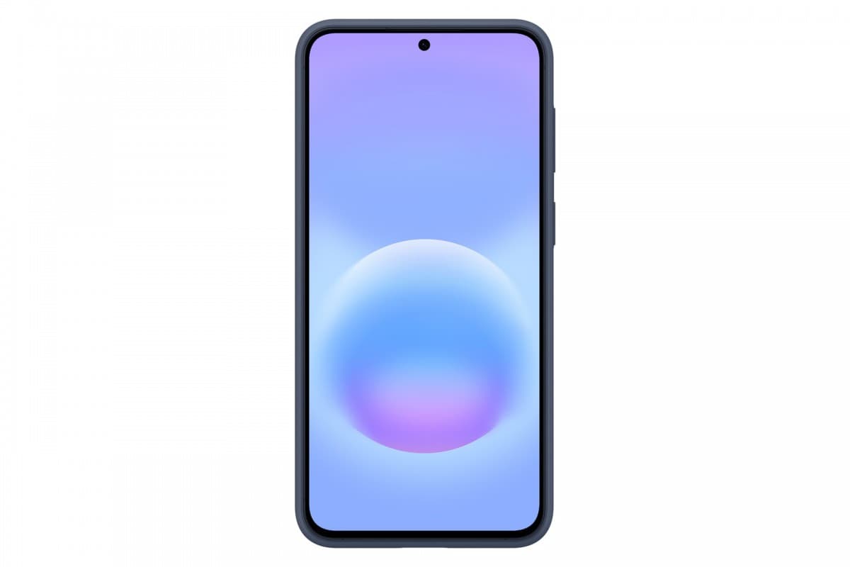 Silikonový kryt Samsung EF-PA576CNE pro Galaxy A57 tmavě modrý - náhled 5