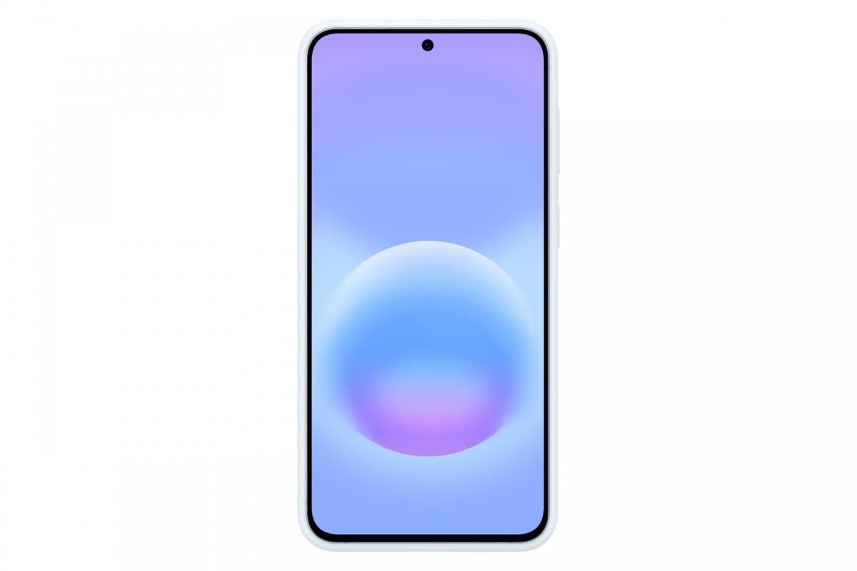 Silikonový kryt Samsung EF-PA576CLE pro Galaxy A57 světle modrý - náhled 5