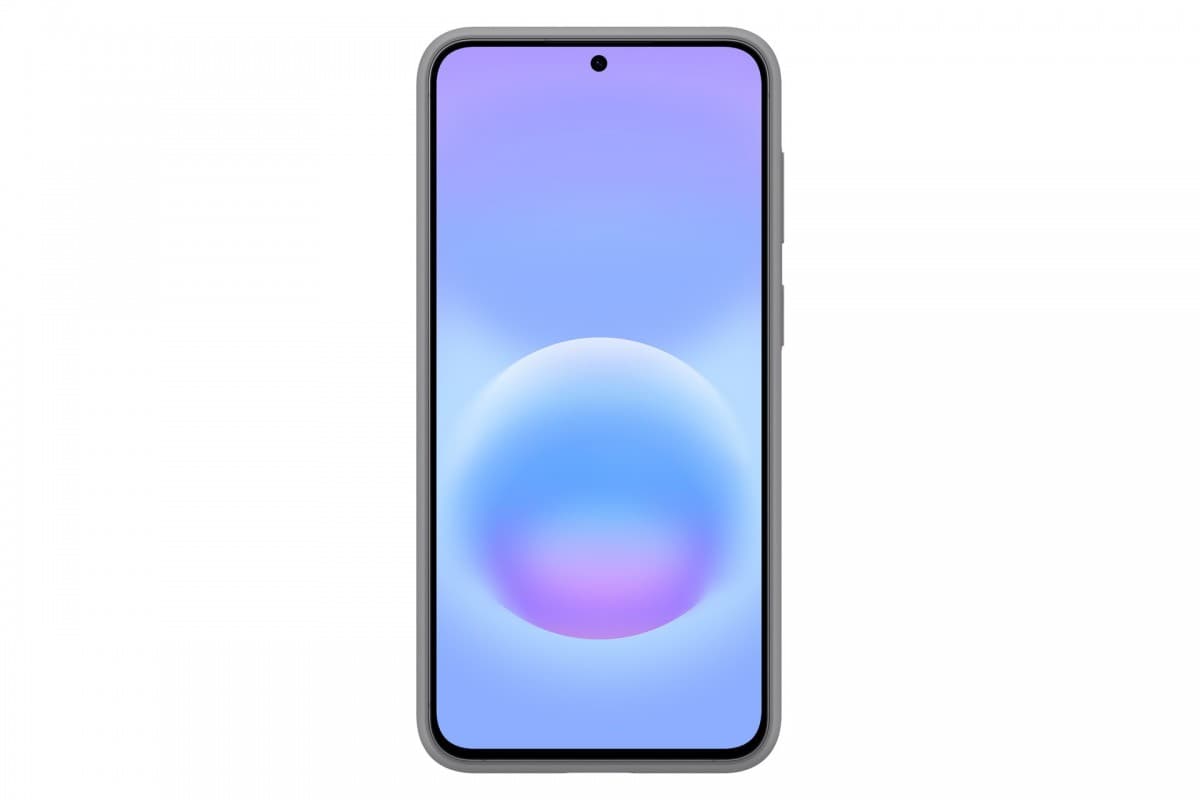 Silikonový kryt Samsung EF-PA576CJE pro Galaxy A57 šedý - náhled 5
