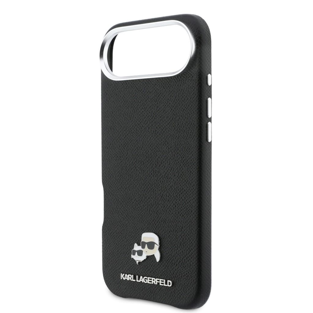 Zadní kryt Karl Lagerfeld PU Karl and Choupette Heads Pins MagSafe pro iPhone Air černý - náhled 5