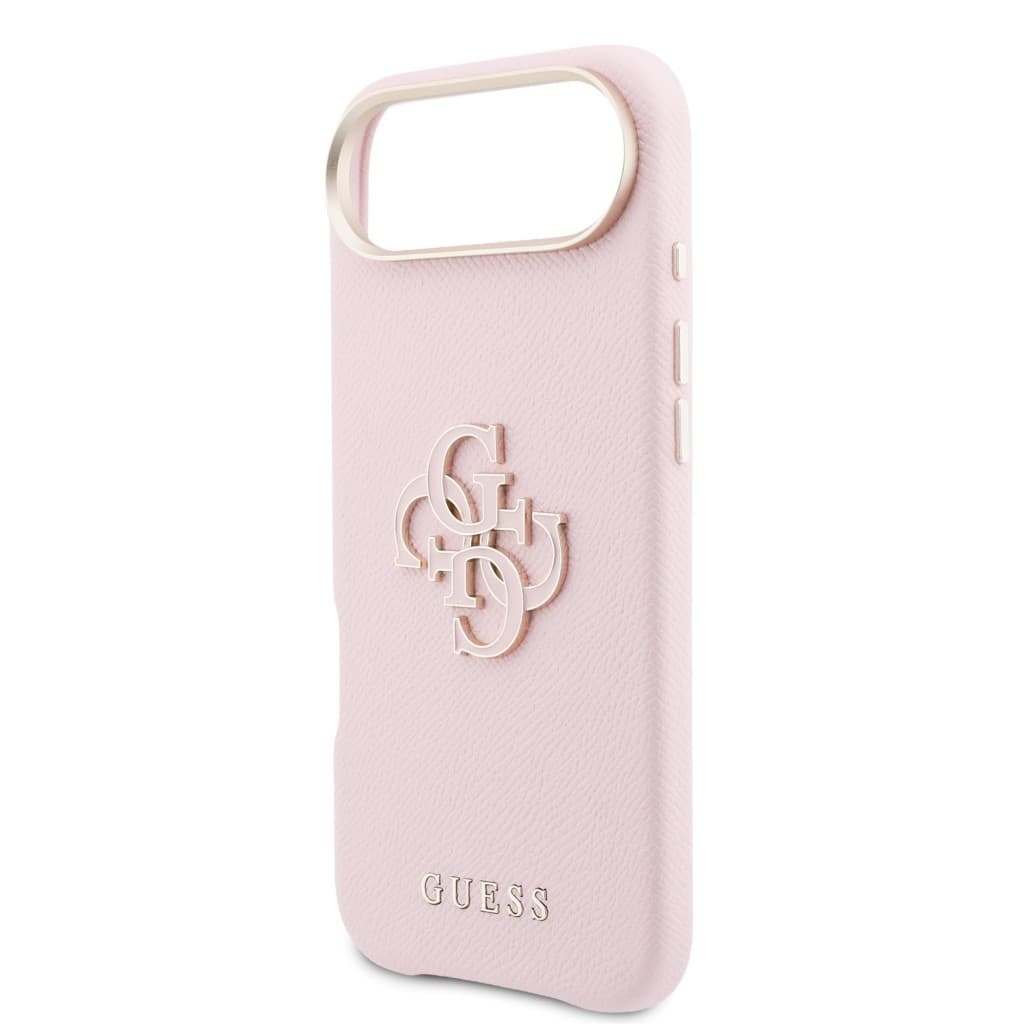 Zadní kryt Guess PU Resin Logo pro iPhone Air růžový - náhled 5