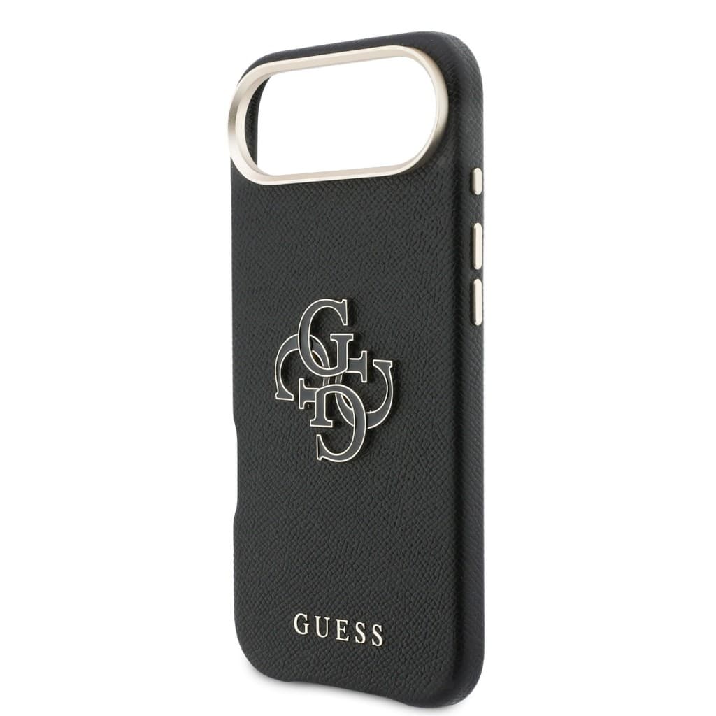 Zadní kryt Guess PU Resin Logo pro iPhone Air černý - náhled 5