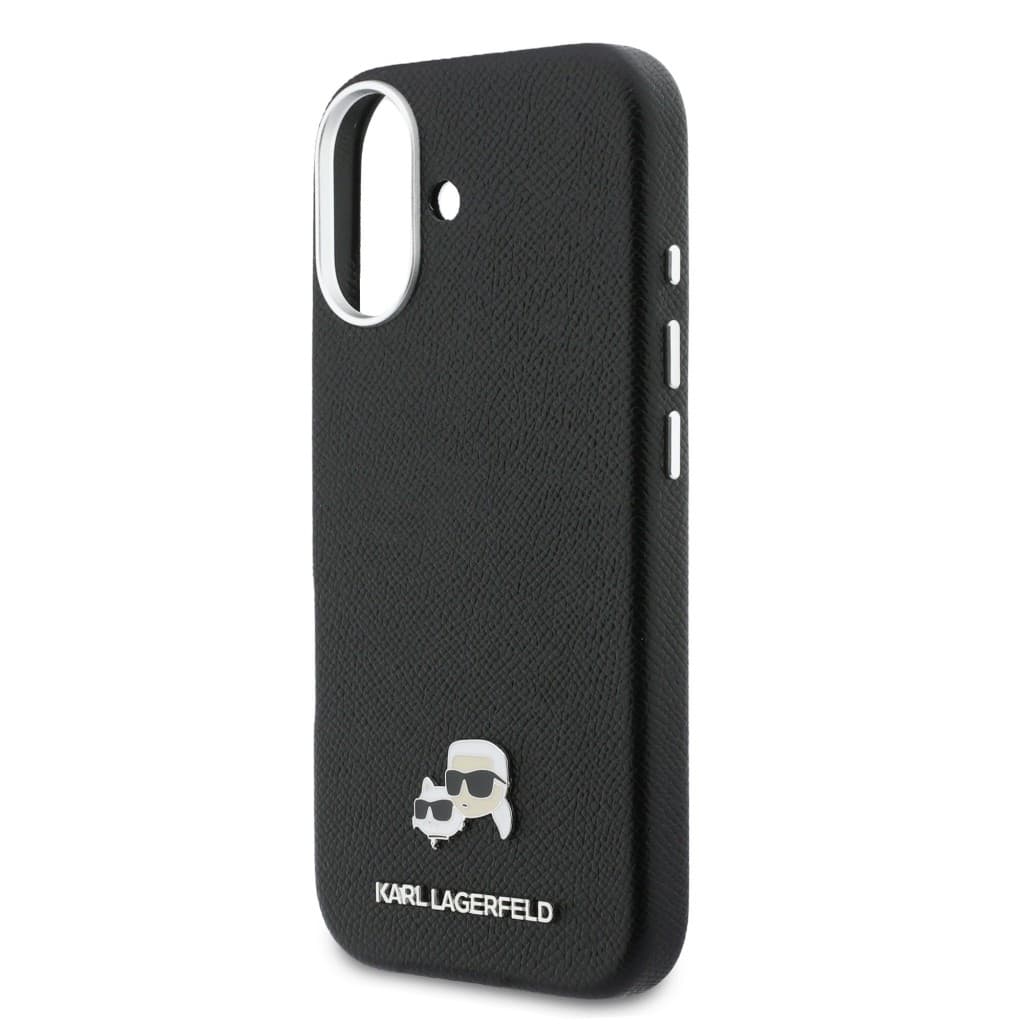 Zadní kryt Karl Lagerfeld PU Karl and Choupette Heads Pins MagSafe pro iPhone 17 černý - náhled 5