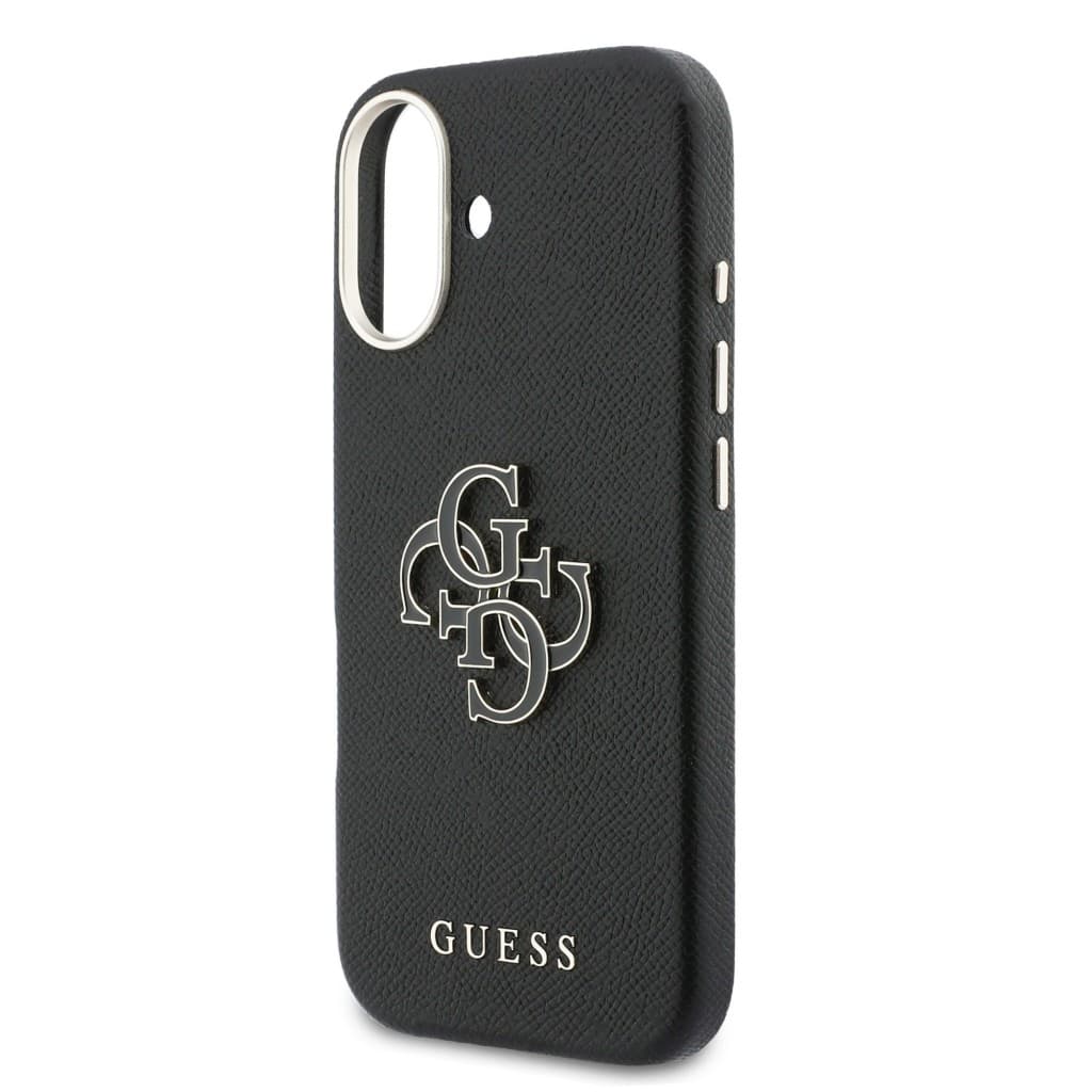 Zadní kryt Guess PU Resin Logo pro iPhone 17 černý - náhled 5