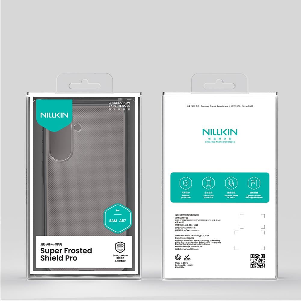 Kryt zadní Nillkin Super Frosted PRO pro Samsung Galaxy A57 průhledně černý - náhled 5