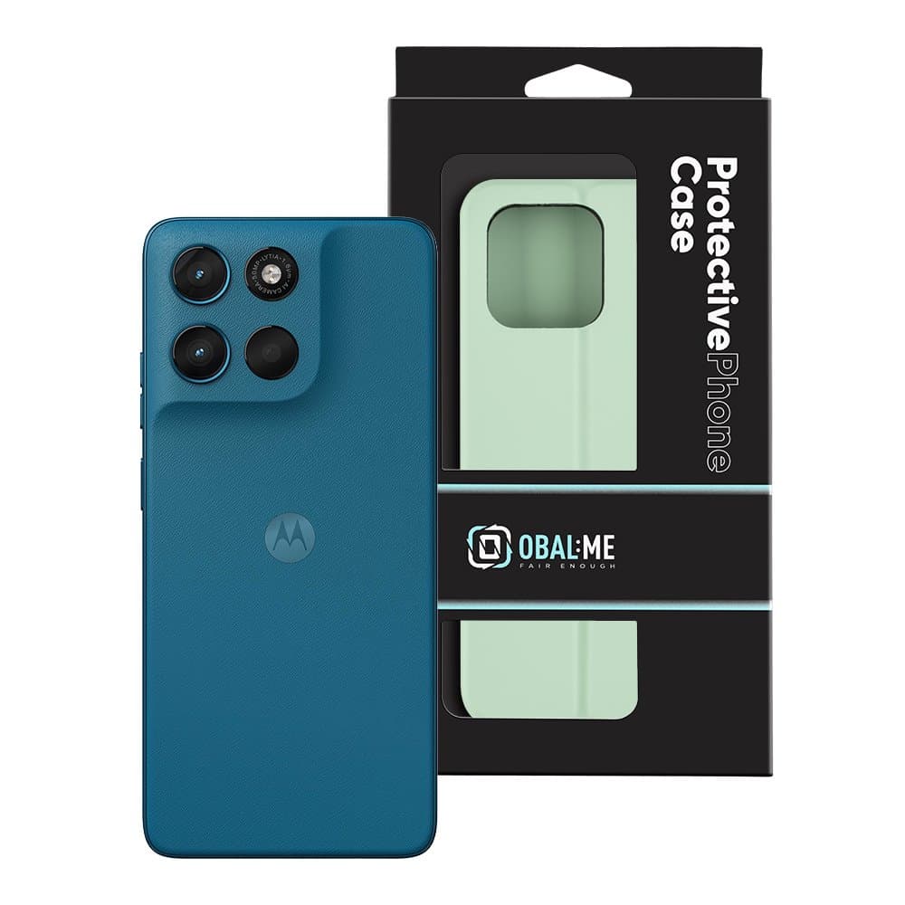 Pouzdro OBAL:ME SmoothTouch pro Motorola G57 Power mentolově zelené - náhled 5