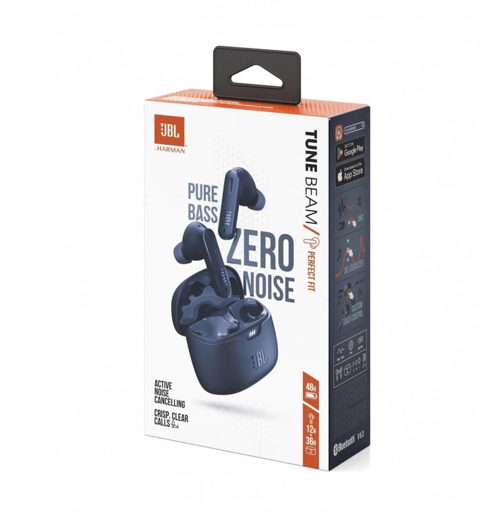 Sluchátka JBL Tune Beam bezdrátová modrá - náhled 5
