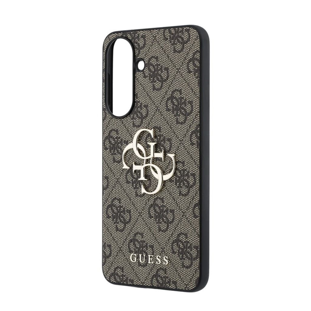Kryt Guess PU 4G Metal Logo pro Samsung Galaxy A57 hnědý - náhled 5