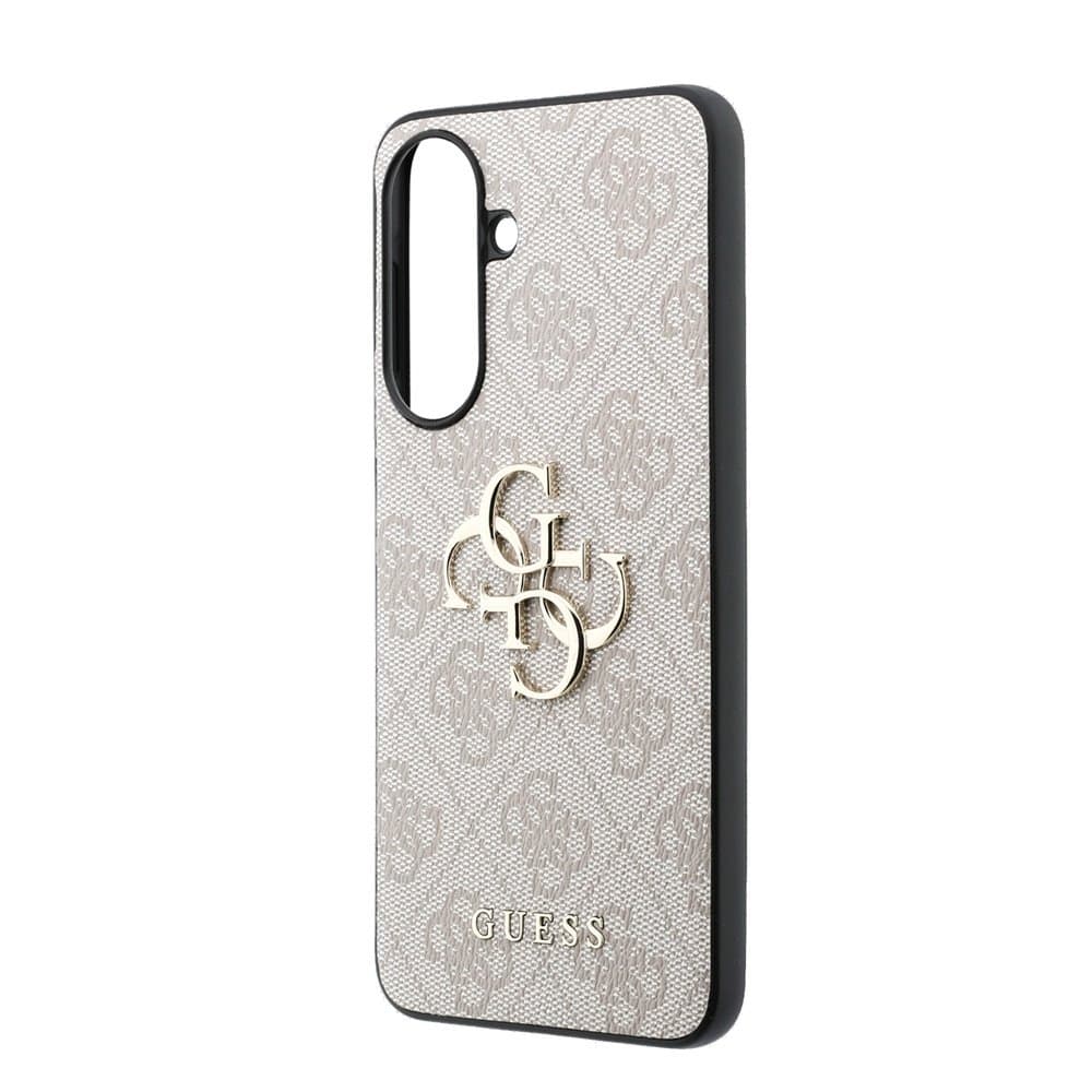 Kryt Guess PU 4G Metal Logo pro Samsung Galaxy A37 růžový - náhled 5