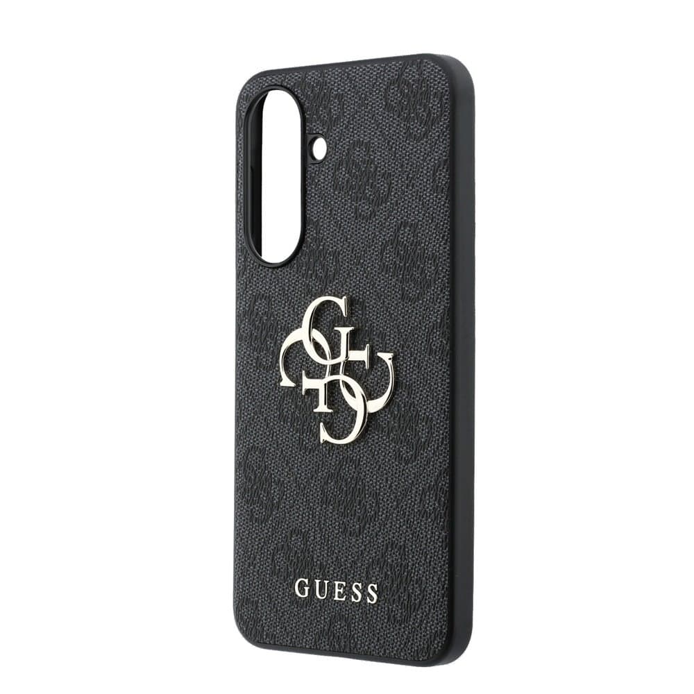 Kryt Guess PU 4G Metal Logo pro Samsung Galaxy A37 šedý - náhled 5
