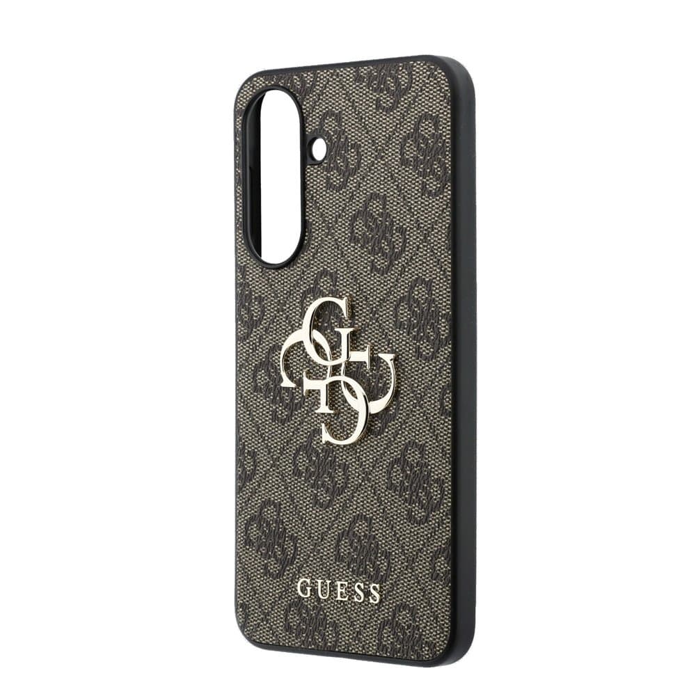 Kryt Guess PU 4G Metal Logo pro Samsung Galaxy A37 hnědý - náhled 5