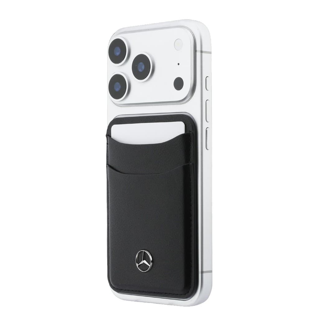 Peněženka Mercedes PU Leather MagSafe Card Holder černá - náhled 5