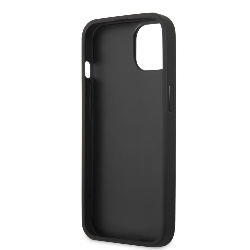 Guess PU 4G Metal Logo Zadní Kryt pro iPhone 14 Grey - náhled 5