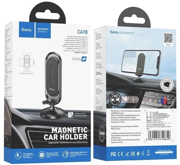HOCO Car Holder for Desk Karly Center Console CA78 Black - náhled 5