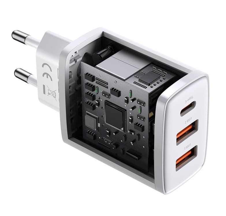 Baseus CCXJ-E02 Compact Quick Nabíječka USB-C 30W White - náhled 5