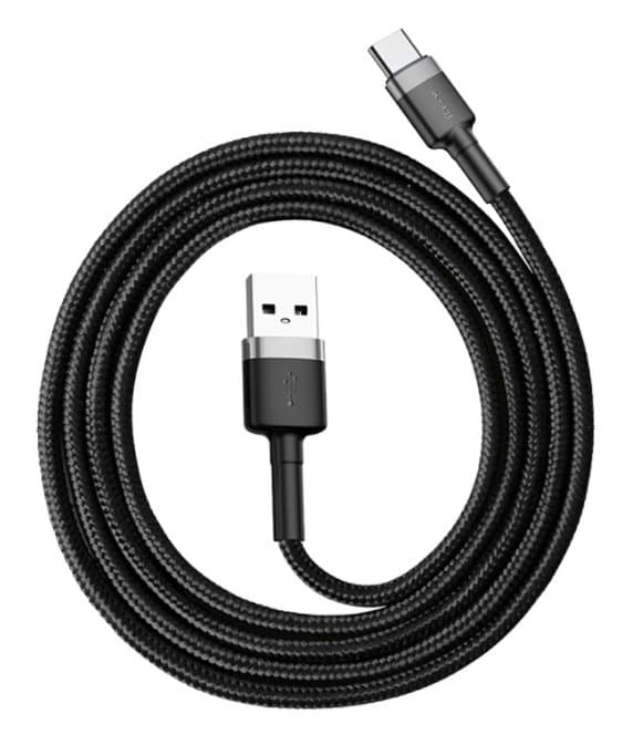 Baseus CATKLF-BG1 Cafule Kabel USB-C 3A 1m Grey/Black - náhled 5
