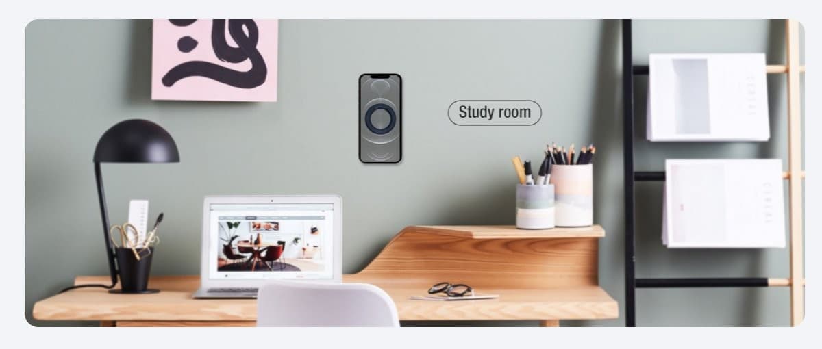 Nillkin SnapHold Magnetic Sticker (2ks) Black - náhled 5