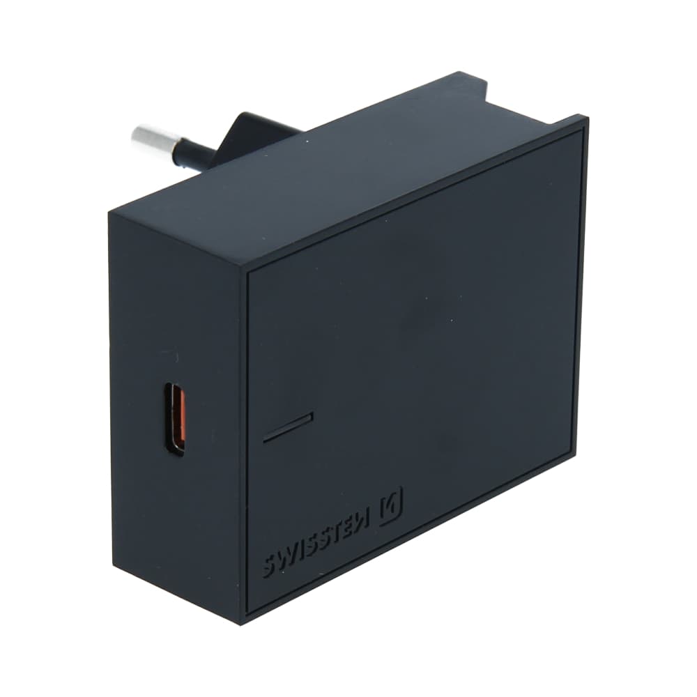 Swissten síťový adaptér pro samsung super fast charging 25w + datový kabel usb-c/usb-c 1,2 m černý - náhled 5