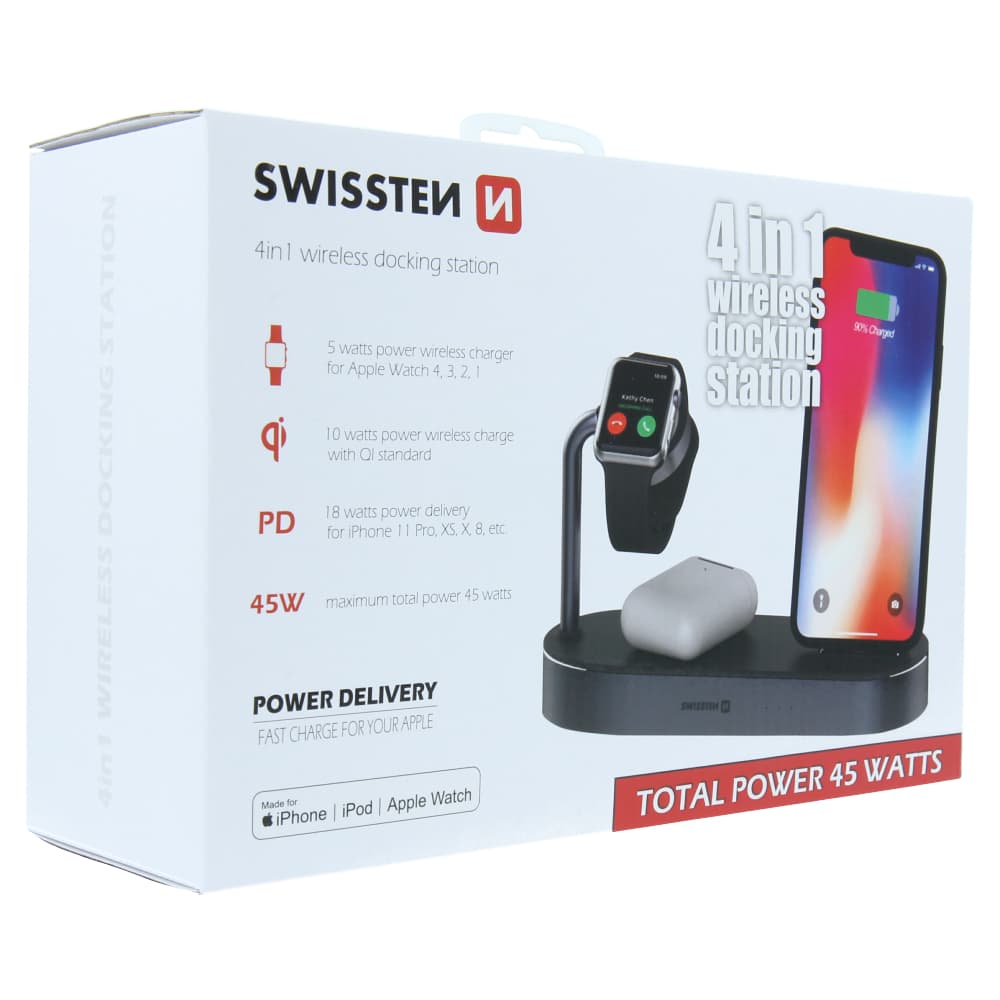 Swissten wireless nabíječka 4in1 mfi - náhled 5