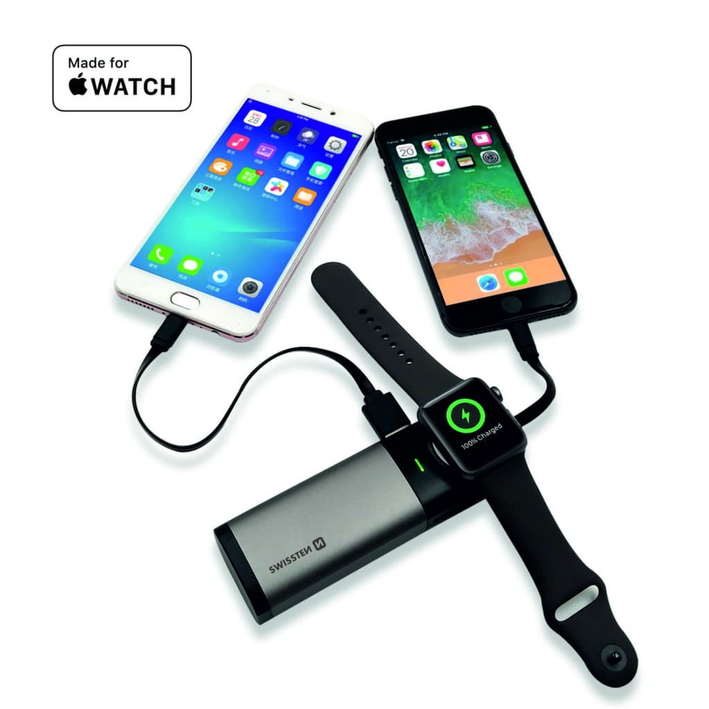Swissten 2in1 apple watch mfi power bank 6700 mah - náhled 5