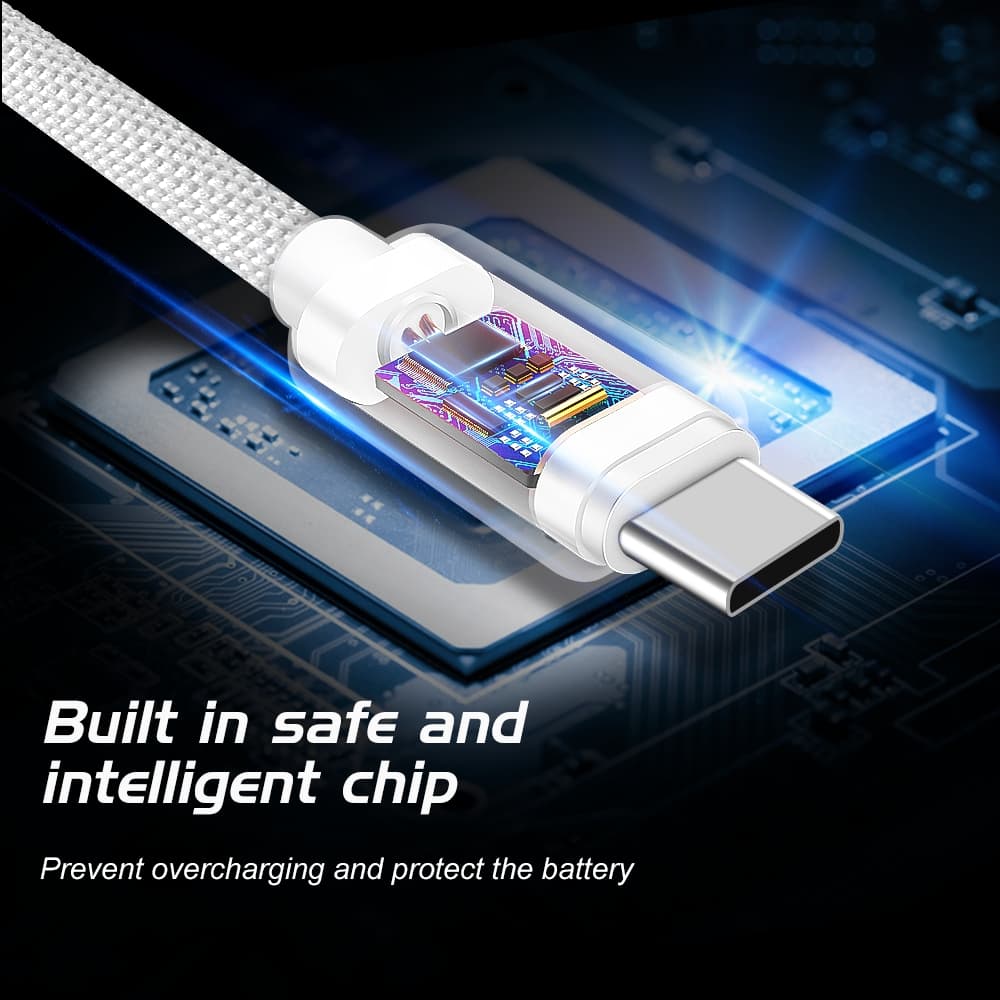 Datový kabel swissten textile usb-c / usb-c 1,2 m černý - náhled 5