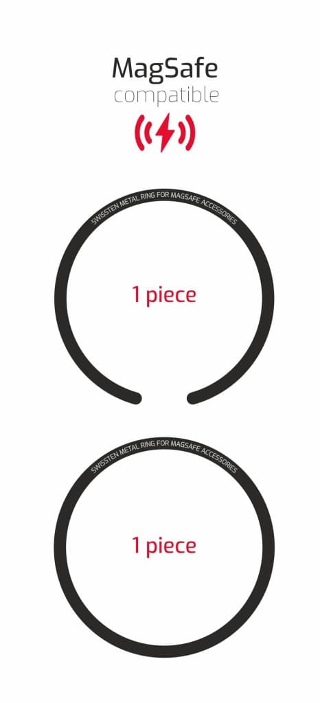 Set kovových podložek Swissten (pro magsafe pouzdra) - náhled 5