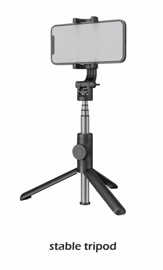 Swissten bluetooth selfie stick aluminum tripod pro - náhled 5