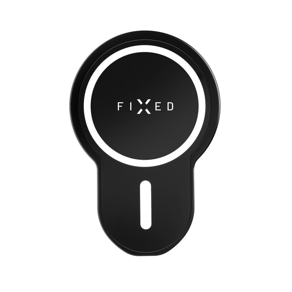 Držák s bezdrátovým nabíjením FIXED MagClick s podporou uchycení MagSafe, 15W, černý - náhled 5