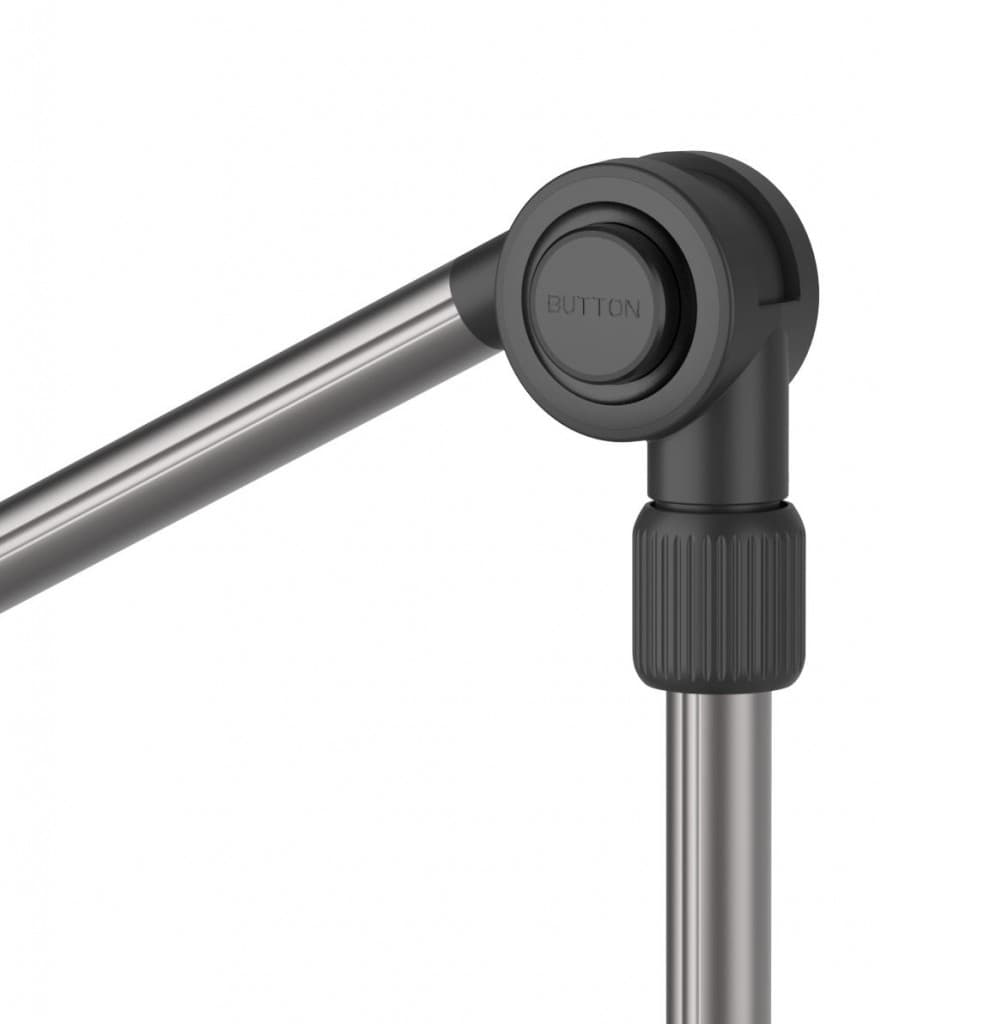 Univerzální držák na tablet/telefon pro upevnění na stůl FIXED Relax s otočným a nastavitelným ramenem, černý - náhled 5