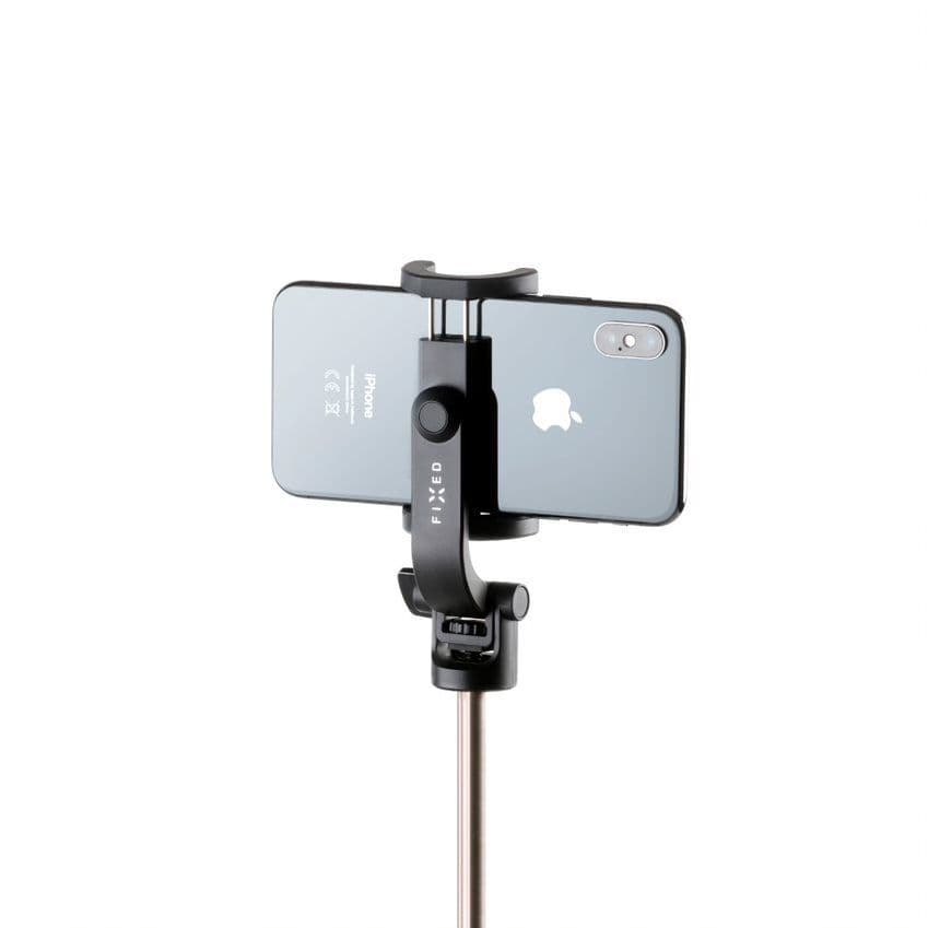 Selfie stick s tripodem FIXED Snap a bezdrátovou spouští, 1/4" závit, černý - náhled 5