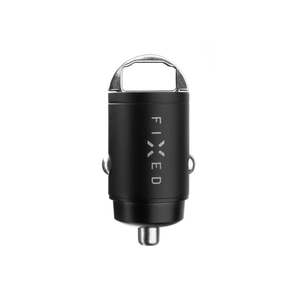 Autonabíječka FIXED s USB-C a USB-A výstupem v miniaturním provedení, podpora PD a QC 3.0, 30W, černá - náhled 5