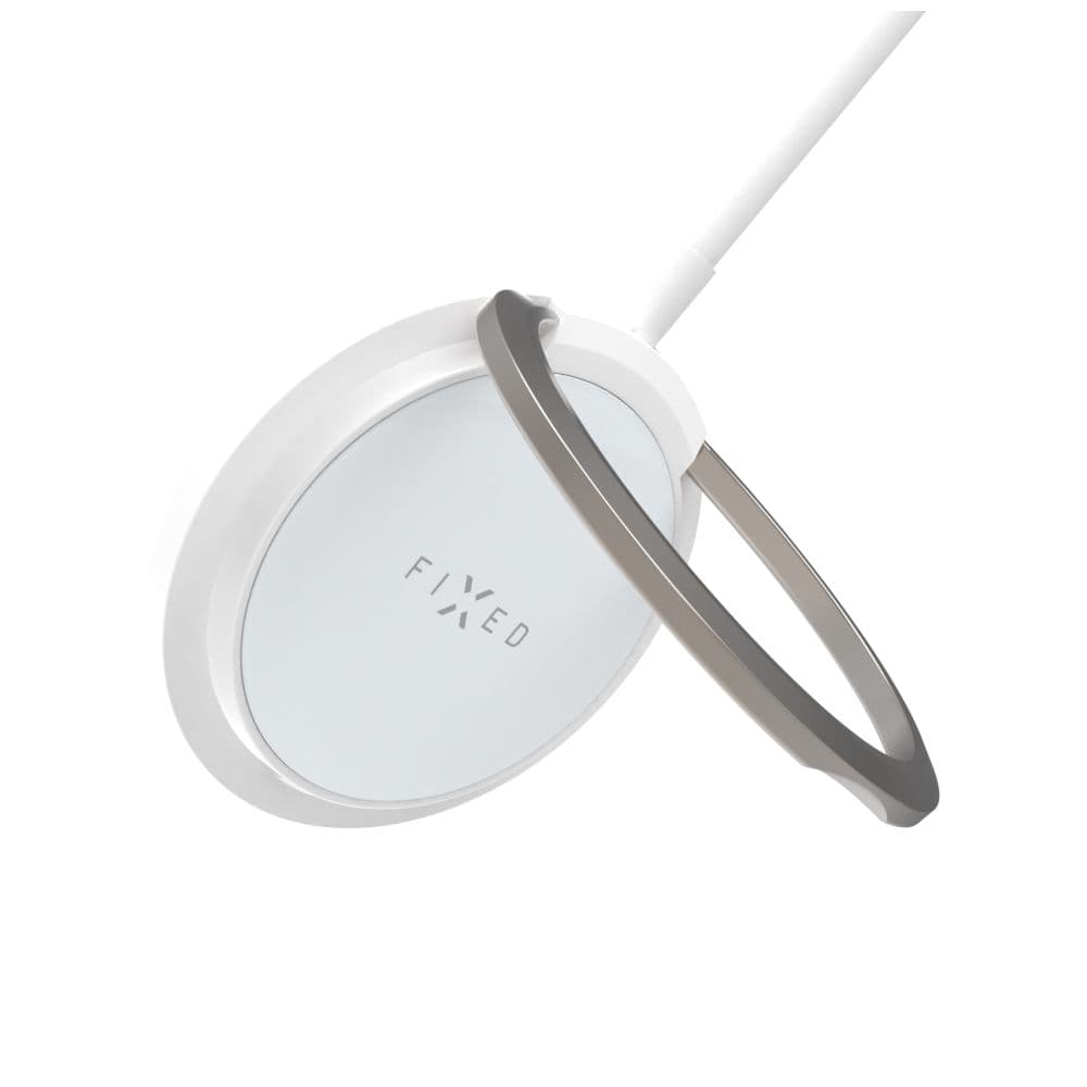 Bezdrátová nabíječka FIXED MagPad s podporou uchycení MagSafe a stojánkem, 15W, bílá - náhled 5