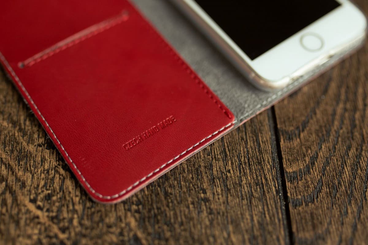 Pouzdro typu kniha FIXED Fit pro Apple iPhone 12 Pro Max, červené - náhled 5