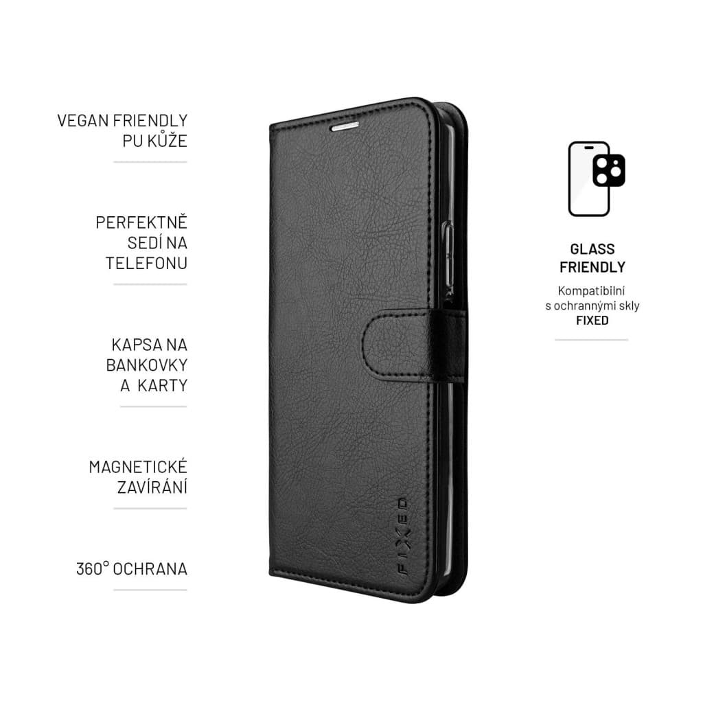Pouzdro typu kniha FIXED Opus pro Xiaomi 12T/12T Pro, černé - náhled 5