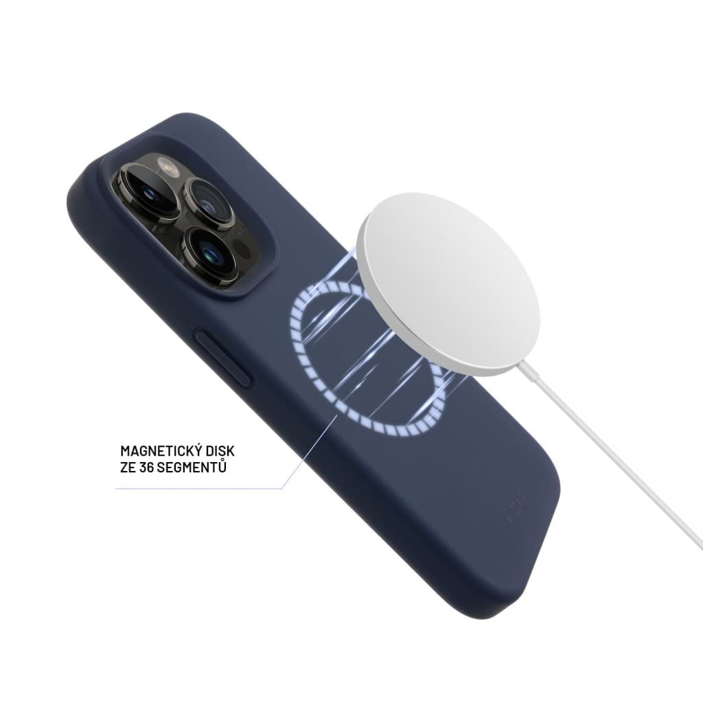 Zadní kryt FIXED MagFlow s podporou MagSafe pro Apple iPhone 14 Pro Max, modrý - náhled 5