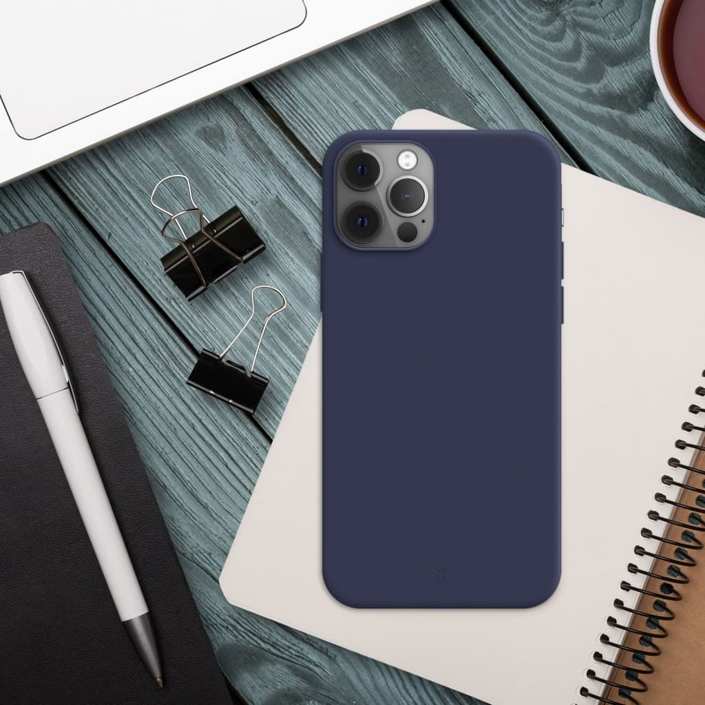 Zadní pogumovaný kryt FIXED Story pro Samsung Galaxy S23+, modrý - náhled 5