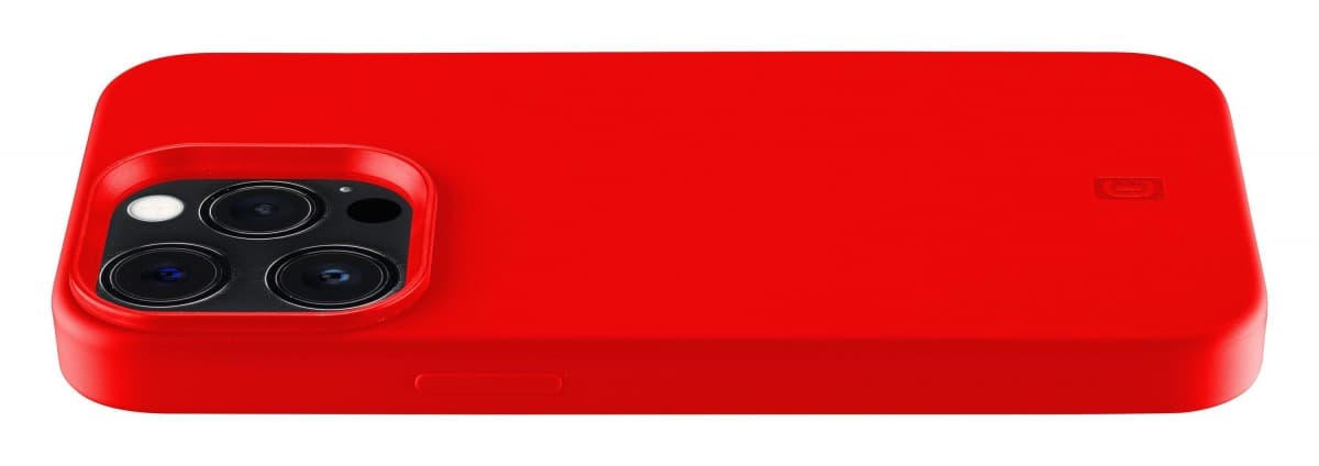 Ochranný silikonový kryt Cellularline Sensation pro Apple iPhone 13 Pro, červený - náhled 5