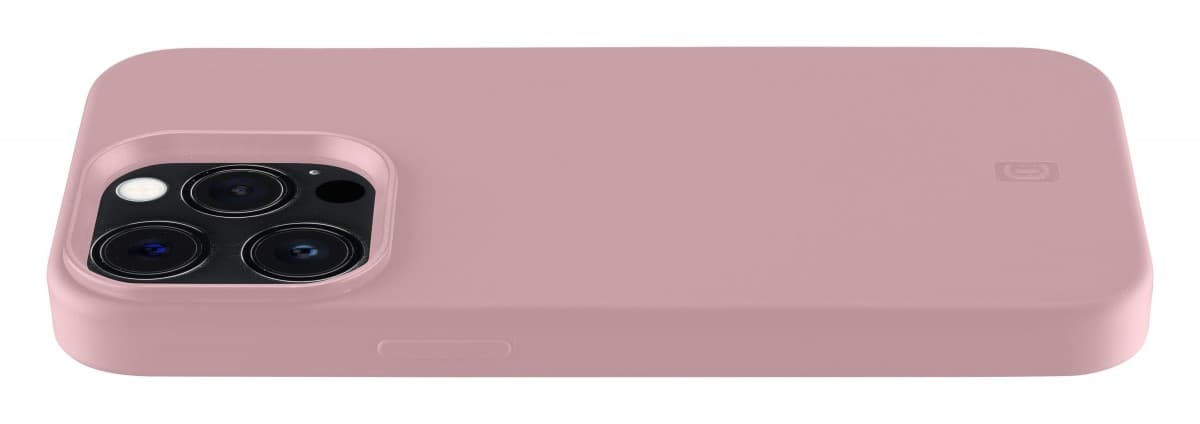 Ochranný silikonový kryt Cellularline Sensation pro Apple iPhone 13 Pro Max, starorůžový - náhled 5