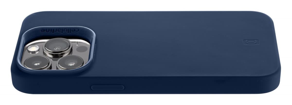 Ochranný silikonový kryt Cellularline Sensation pro Apple iPhone 14 PRO, modrý - náhled 5
