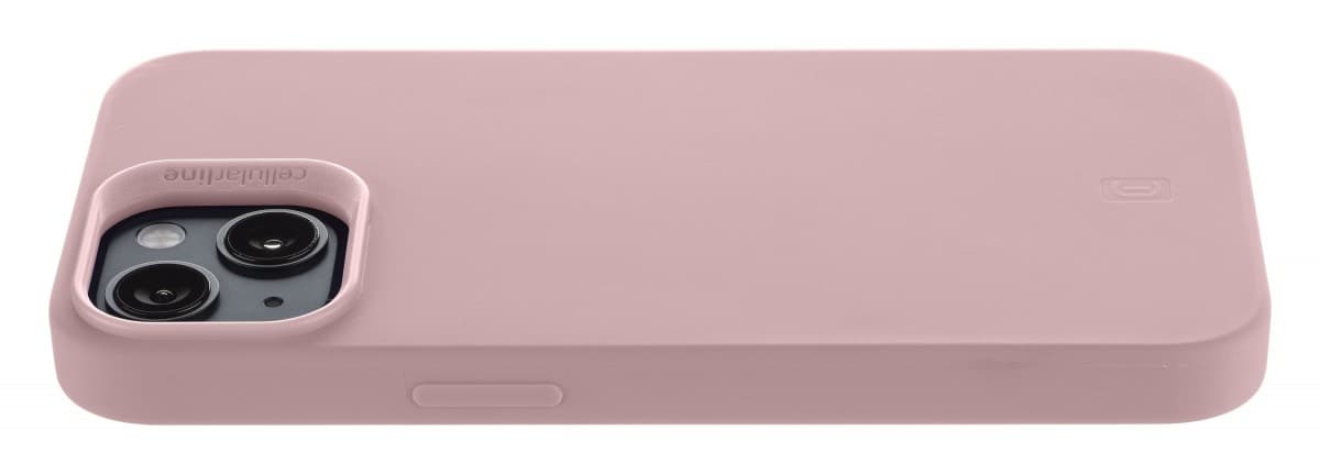 Ochranný silikonový kryt Cellularline Sensation pro Apple iPhone 14 Plus, růžový - náhled 5