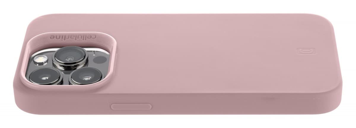 Ochranný silikonový kryt Cellularline Sensation pro Apple iPhone 14 Pro Max, růžový - náhled 5