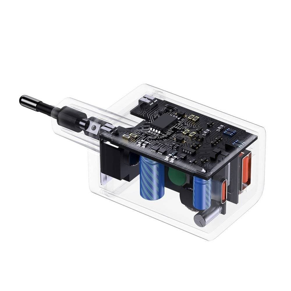Adaptér Baseus CCSUPP-E02 Super Si Dual 30W bílý - náhled 5