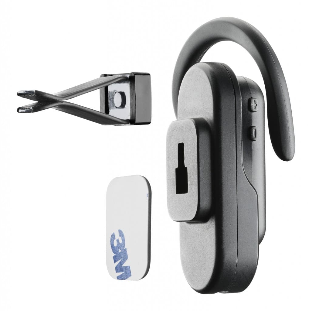 Bluetooth headset Cellularline CAR FLAT včetně nabíjecí základny do auta, černý - náhled 5